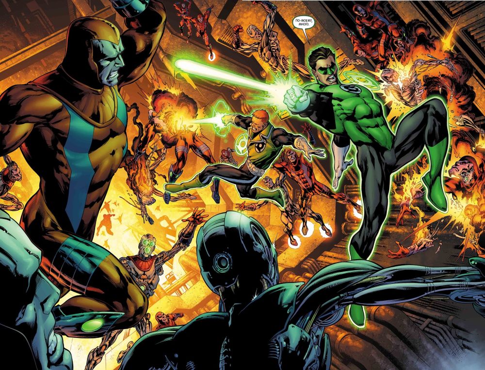 Комикс Зелёный Фонарь. Месть Зеленых Фонарей. Разыскивается Хэл Джордан