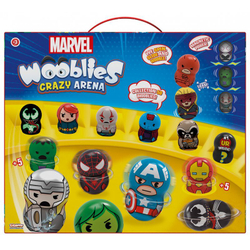 Marvel Wooblies - Арена + 2 пусковые установки + 4 магнитные фигурки WBM005