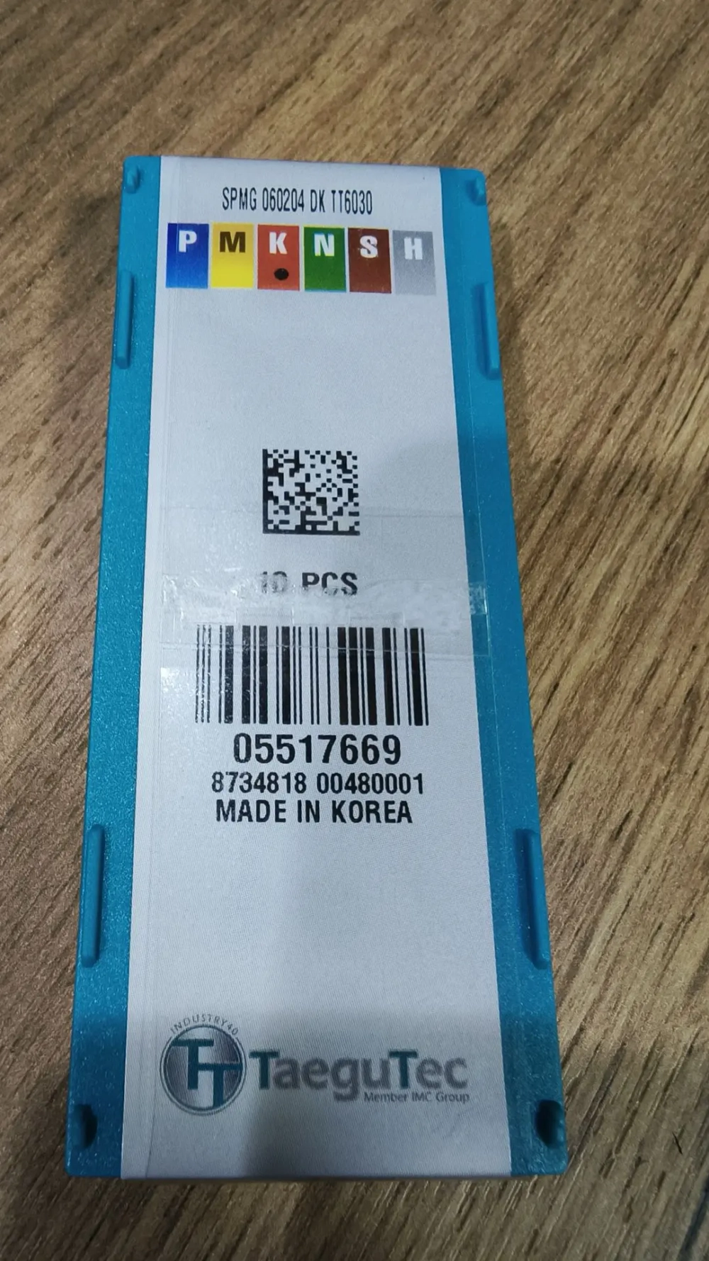 SPMG060204-DK TT6030 пластина твердосплавная для сверл