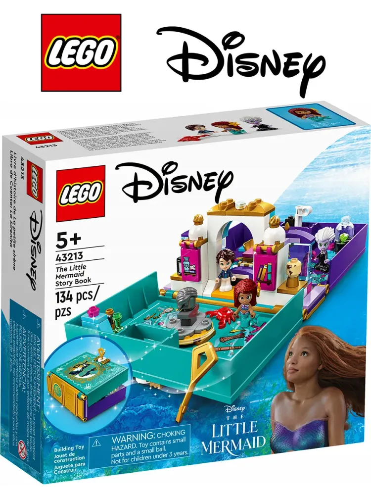 Конструктор Disney 43213 Книга приключений русалочки