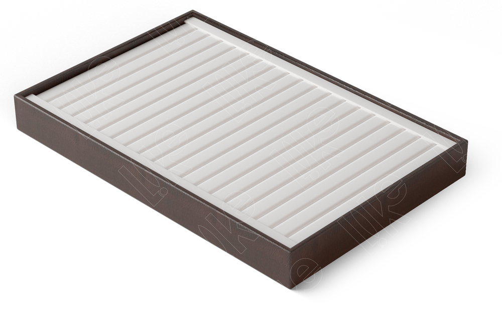 Дисплей 1 серии/приподнятое дно с прорезями для бирок/для серег/вертикальные валики