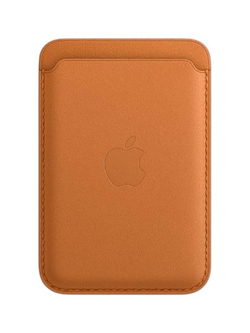 Картхолдер iPhone Leather Wallet MagSafe с лого