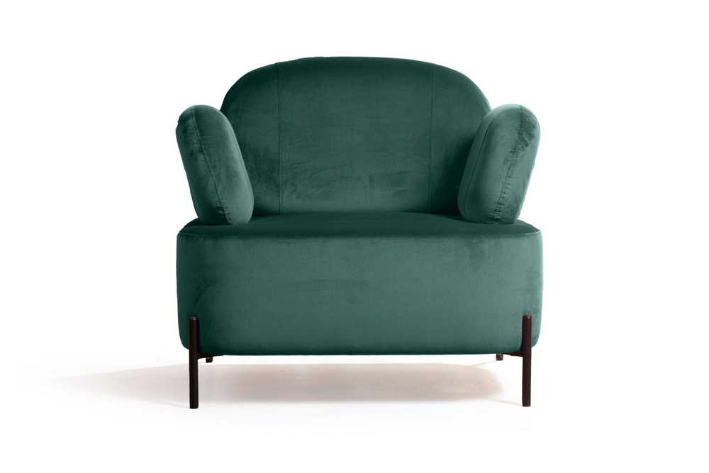 Кресло Dandy, бархат изумрудный 87
