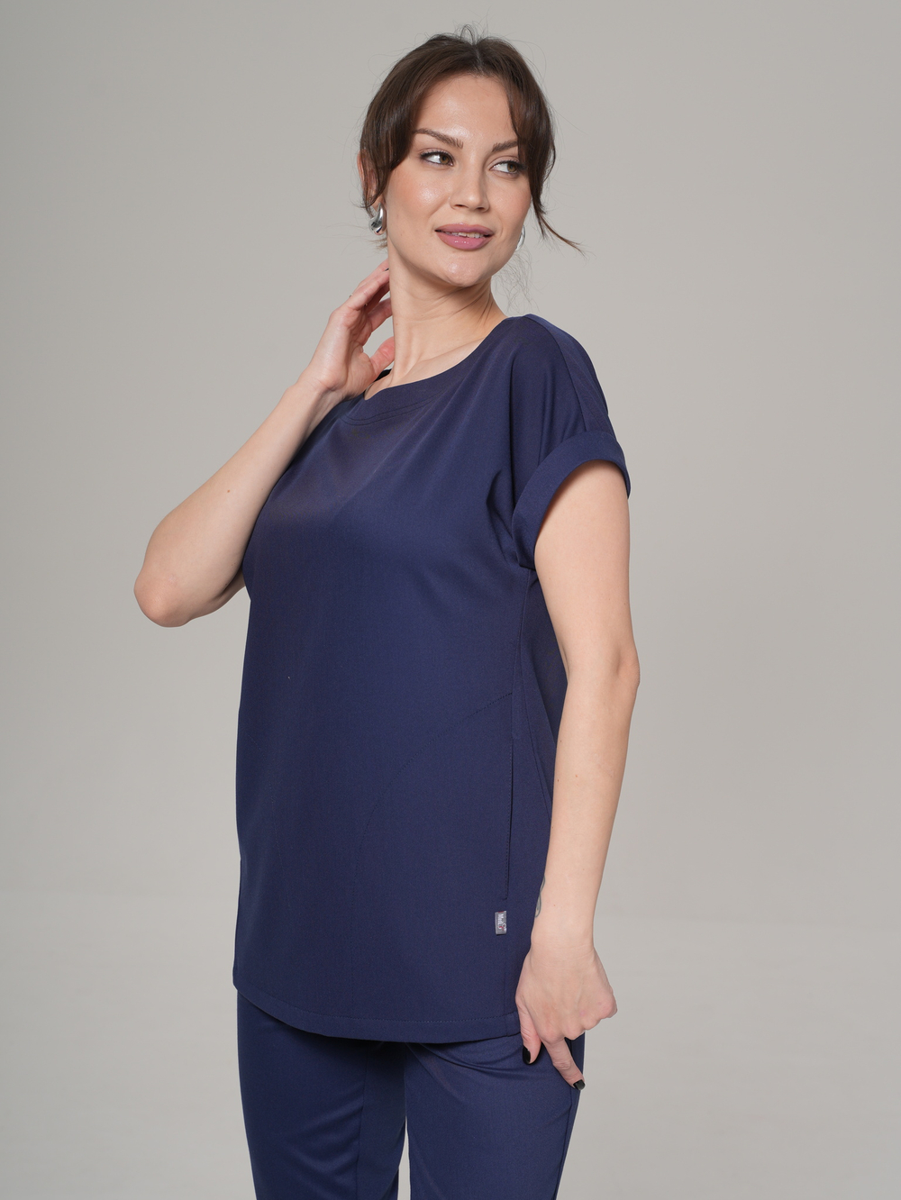 Блуза медицинская женская | Бл-387 либерти люкс