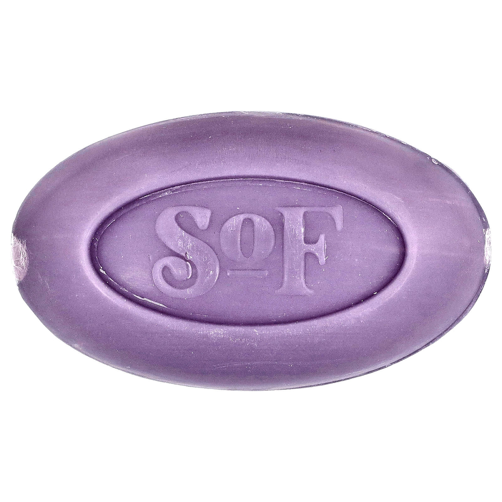 SoF, кусковое мыло тройного помола с маслом ши, лаванда, 170 г (6 унций)