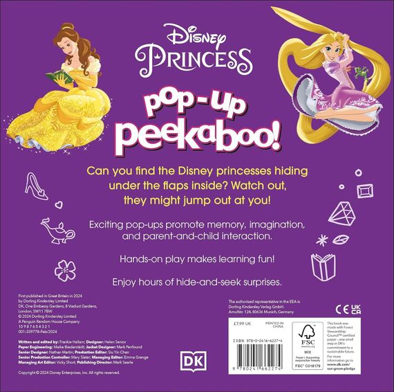 Pop-up Peekaboo! Disney princess