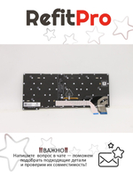 Клавиатура для ноутбука Lenovo ThinkPad X13 Gen 2. раскладка - русская, с подсветкой, серая (5N21A21976), оригинал