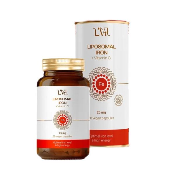 Липосомальное железо с комплексом ко-факторов 25 мг, 60 капс (LIPOSOMAL VITAMINS)