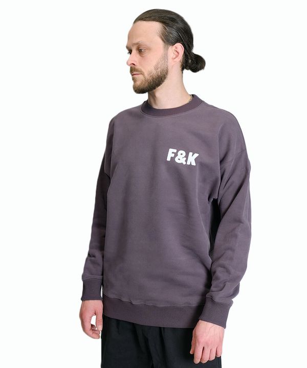 Толстовка F&K темно-серая - фото 3