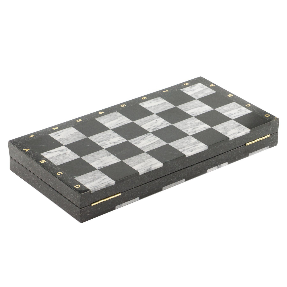 Шахматы, шашки, нарды 3 в 1 змеевик 435х430 ммАртикул:  R119968