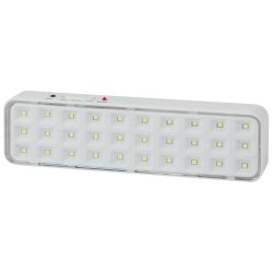 Аварийный светильник светодиодный ЭРА DBA-102-0-20 непостоянный 30LED 5ч IP20 выход | Светильники аварийные
