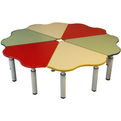 Стол Ромашка 6 лепестков регулируемый, d-1400