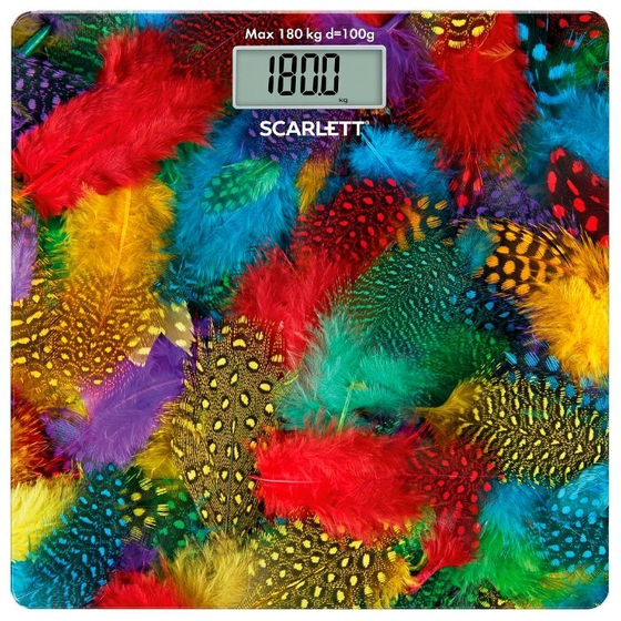 Весы напольные Scarlett SC-BS33E033 перья