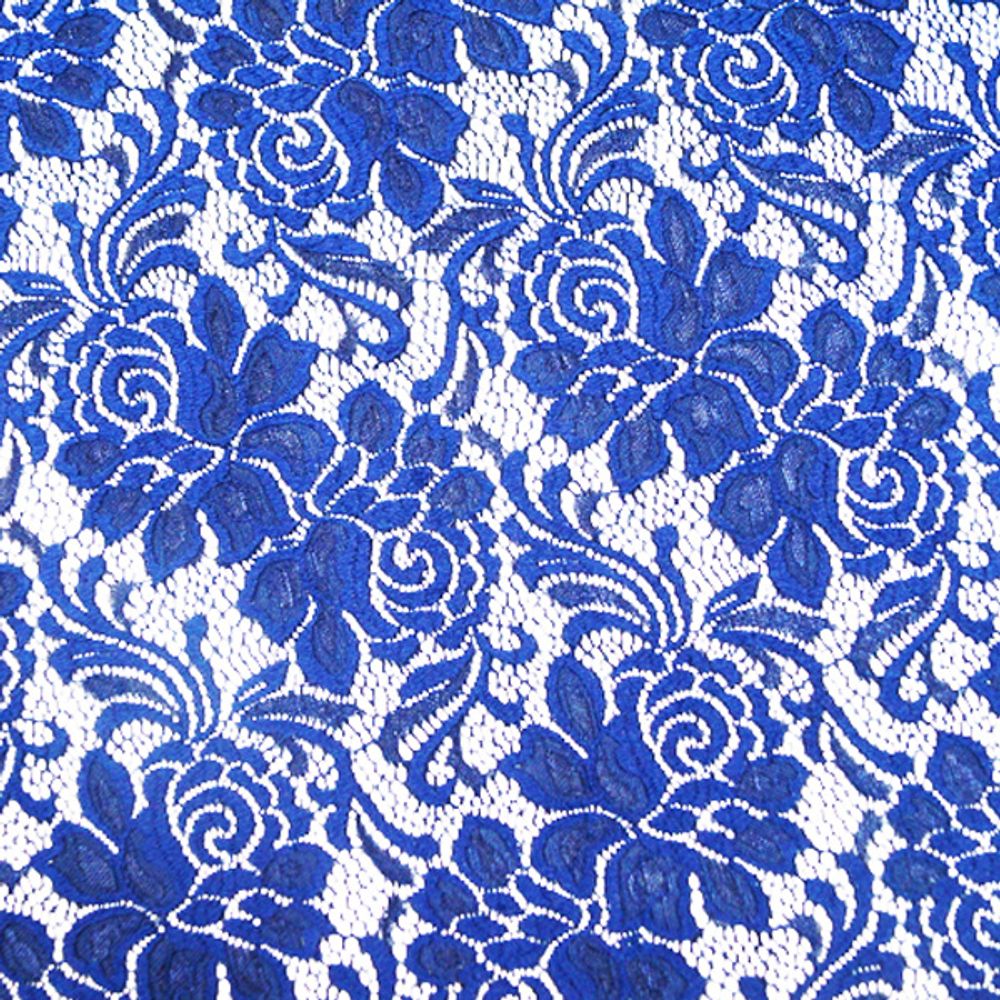 Кружевное полотно, 150 см, электрик