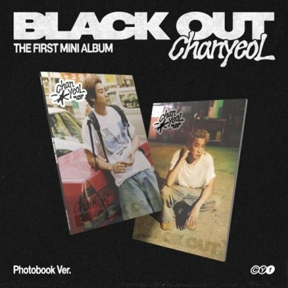Альбом CHANYEOL - BLACK OUT 1st Mini Album PHOTO BOOK RANDOM Version
