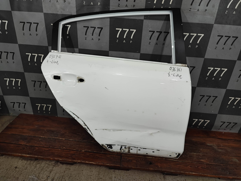 Дверь задняя правая Kia Rio 4 X-Line 17-нв Б/У Оригинал 77004H0500