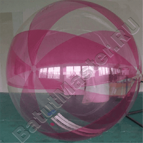 Аттракцион Водный шар ПВХ «Розовые мечты» 1,5*1,5*1,5 м