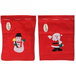 Мешок для подарков «Новогодняя суета» 30*40 см, в ассортименте