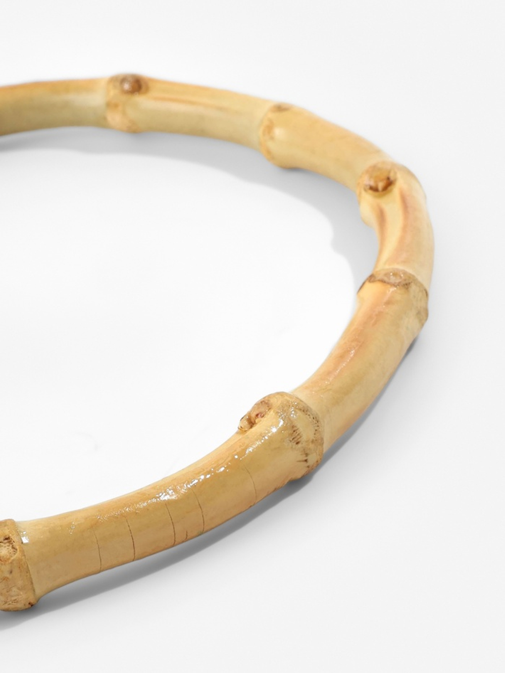 Ручки для сумок бамбуковые D - 17 см 2 шт