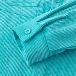 Рубашка Ymkashix Velvet Button бирюзовая