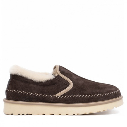 UGG Mens Stitch Slip On Chocolate