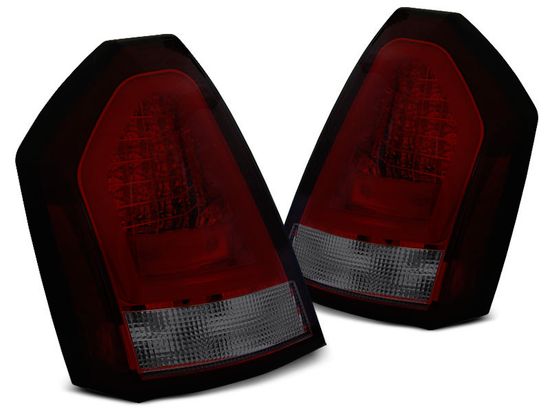 Задние фонари red smoke led bar для Chrusler 300C