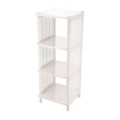 Этажерка универсальная Лайт 4-х секцион. (белый) (комплект 2 шт)