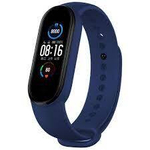 Сменный ремешок MI Band 5 синий Zibelino