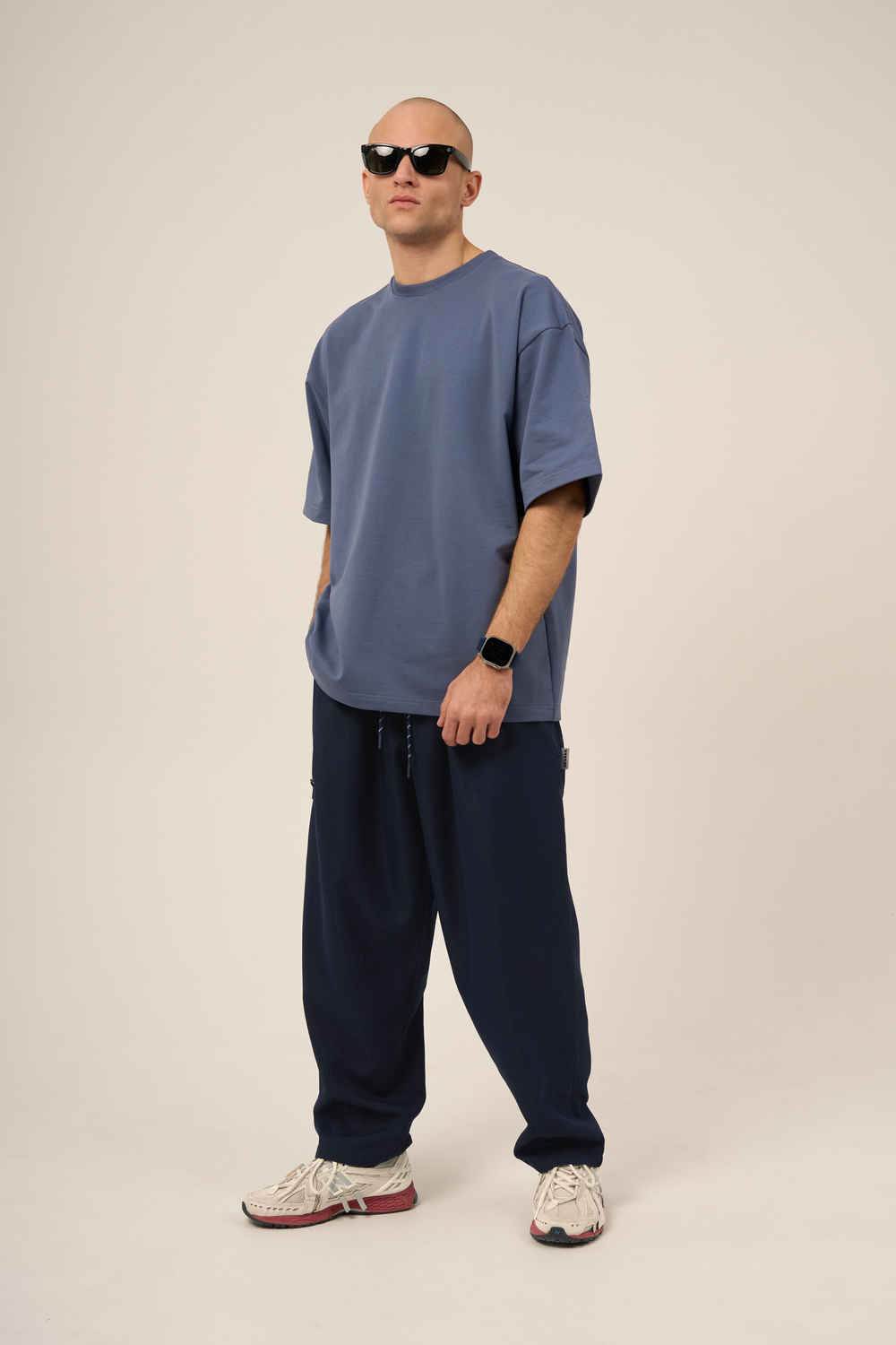 Брюки KUL'TURA "NYLON CHINO ZIP" Синий