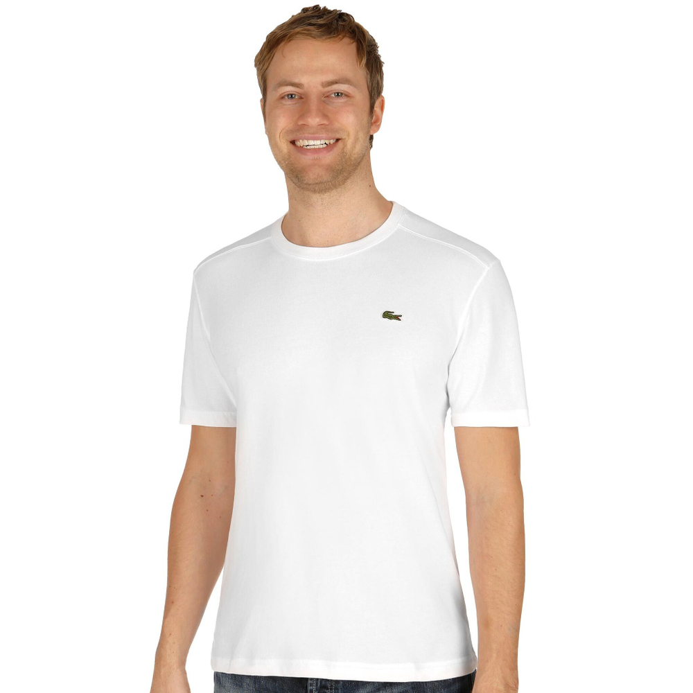 Мужское теннисное поло Lacoste Tennis T-Shirt Men - White, Green
