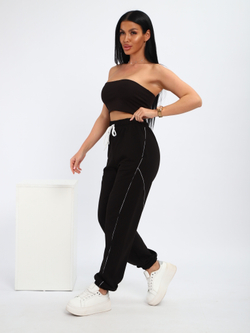 Джогеры "ЭЙС" черные