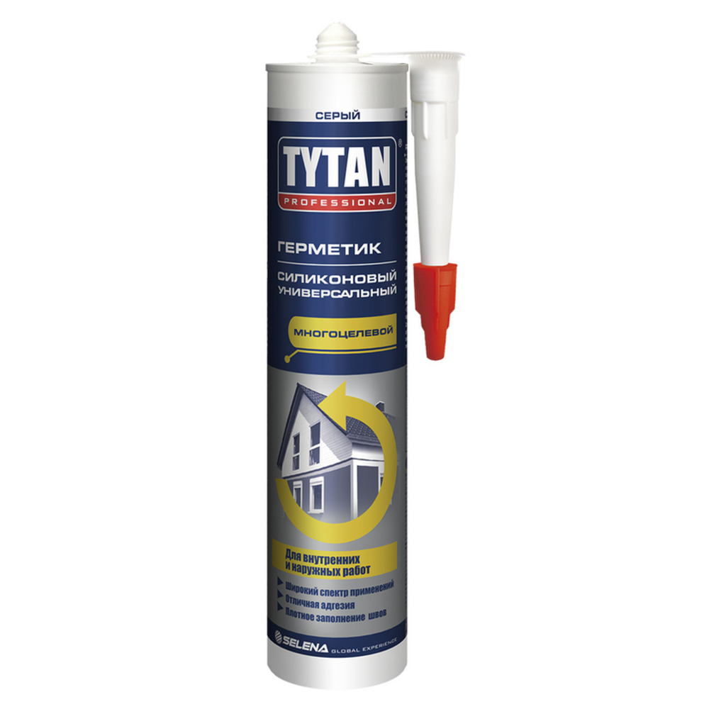 Герметик универсальный TYTAN Professional 280 мл серый