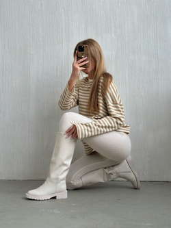 Сапоги из натуральной кожи/ Натуральный мех