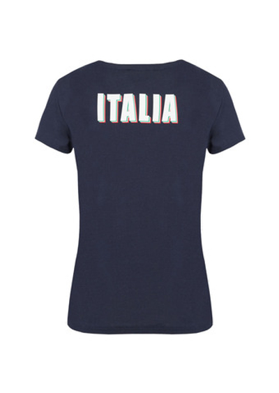 Женская теннисная футболка EA7 Women Jersey T-Shirt - navy blue