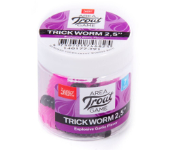 Слаги съедобные искусственные LJ Pro Series TRICK WORM 2,5in (06.35)/T91 7шт.