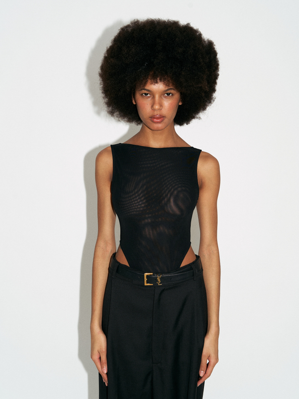 Bodysuit Mira Mesh Black