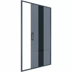 Душевая дверь Alex Baitler 110 AB64B110 стекло тонированное/профиль черный