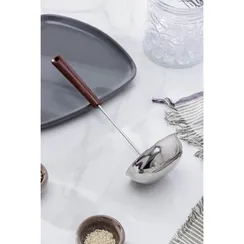 Ложка разливательная комбинированная, 150 мл, с пластиковой ручкой