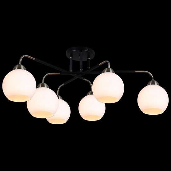 Люстра потолочная ILLUMICO E27 IL0252-6CSQ-79 BK AB