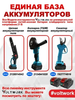 Болгарка аккумуляторная бесщеточная / УШМ 125 с регулировкой оборотов