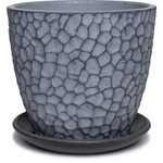 Горшок керамический БЕТОН МАНГО D180 ММ 2,15Л СЕРЫЙ