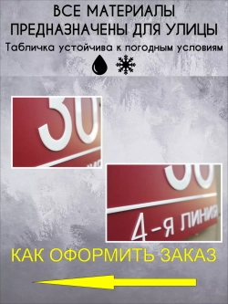Адресная табличка на дом объемные буквы