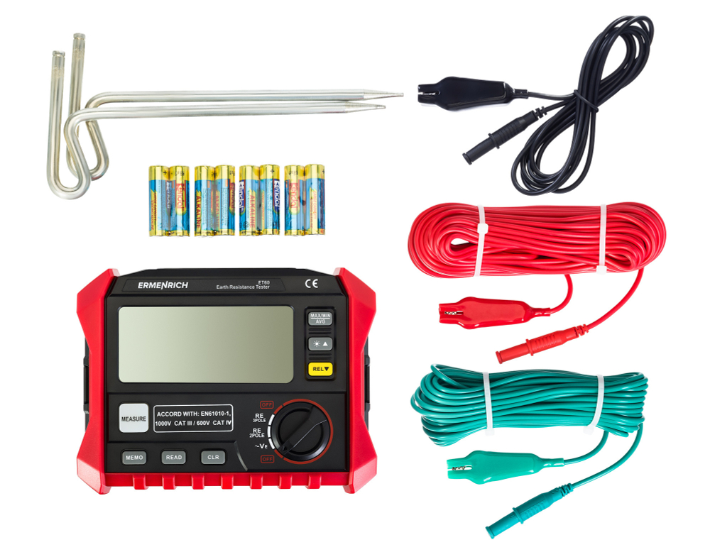 Тестер заземления Ermenrich Ping ET60