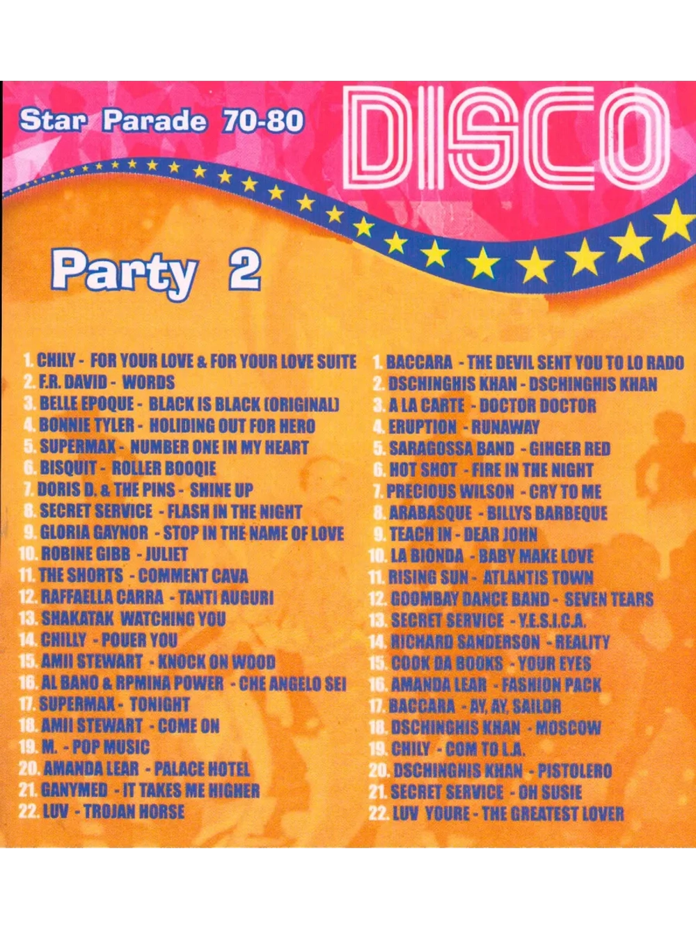 Star Parade - Disco 70 - 80's, Party 2 (КЛИПЫ на DVD)