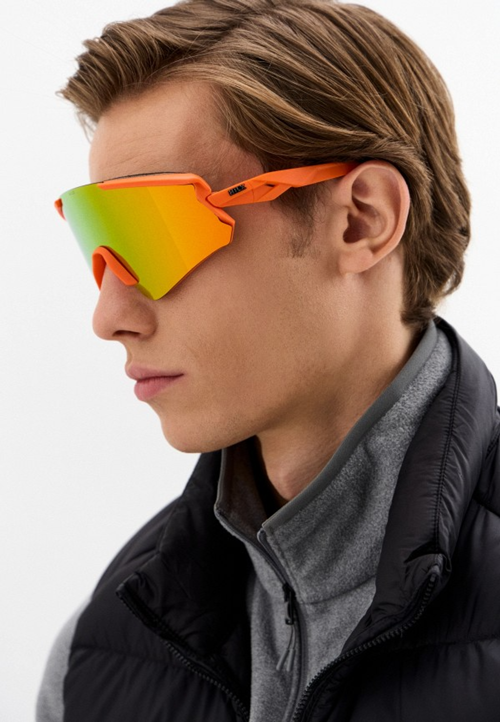 Спортивные очки HILX Ronin Matt Orange / Gold Polarized Lens