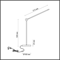 Настольная лампа Odeon Light 7101/12TL