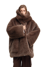 Шуба Old Money Brown