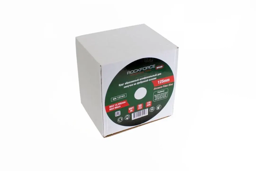 Круг абразивный шлифовальный 150мм (№36) RockForce##Rock FORCE RF-BD636D