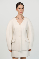 Жакет с объемными рукавами