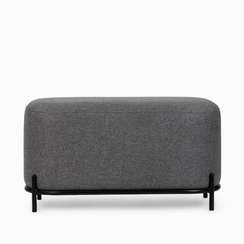 Пуф Pawai 80х45 см, тёмно-серый